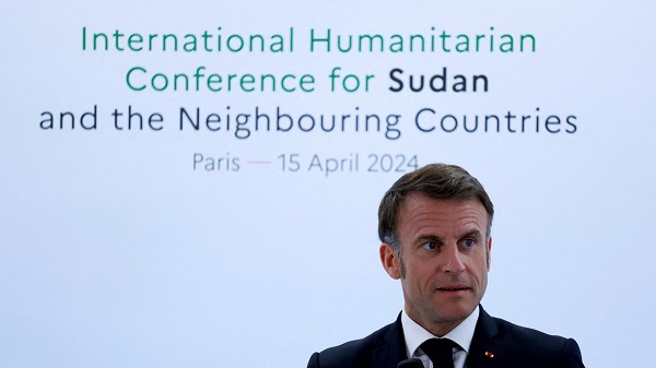 Macron announces world donors pledge $2.1 billion in aid for war-stricken Sudan