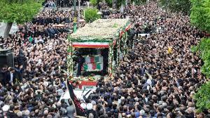 People of Qom pay last respects to Martyred President Raisi and his entourage