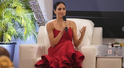 Duchess of Sussex, called ‘Ifeoma’ in Nigeria, speaks with women about her Nigerian roots