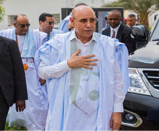 POLITICS: Mauritania’s President Ghazouani has won re-election.