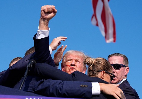 An attempt to kill Donald Trump at a campaign rally left him injured