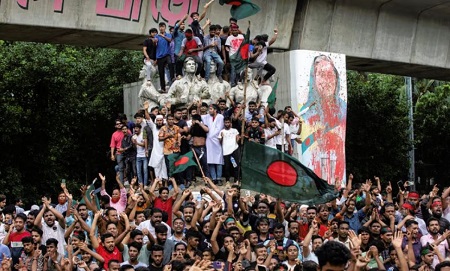 Bangladesh’s president dissolves parliament amid protests