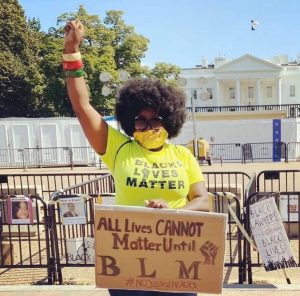 Black Lives Matter protests in Washington DC against police brutality