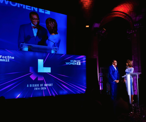 UNGA 79: UN Women honors AfDB Group President Adesina as HeForShe Champion