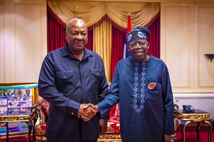 Photos: Ghanaian president-elect, Mahama visits Tinubu in Abuja