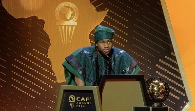 SPORTS: Ademola Lookman Wins 2024 African Footballer Of The Year