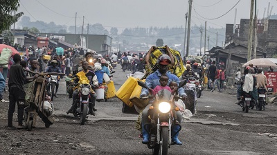 Thousands evacuate Goma amid severe conflict in DRC