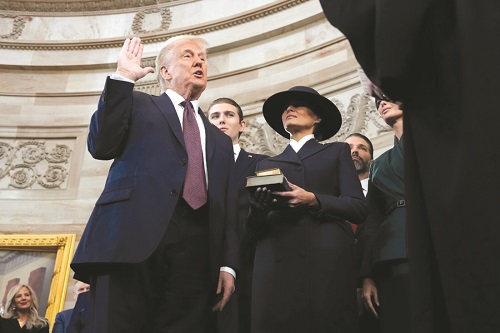 Donald Trump sworn in as America’s 47th president