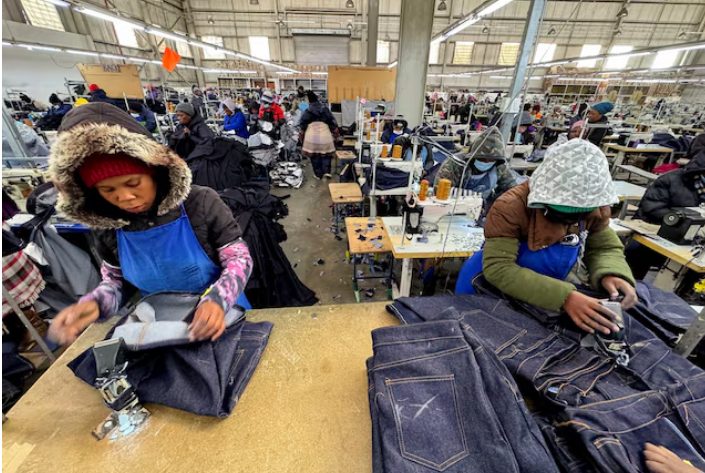 Workers execute their duties at the Afri-Expo Textile Factory, which makes clothing for the U.S. market, on the outskirts of Maseru, the capital of Lesotho, July 9, 2025. REUTERSSiyabonga