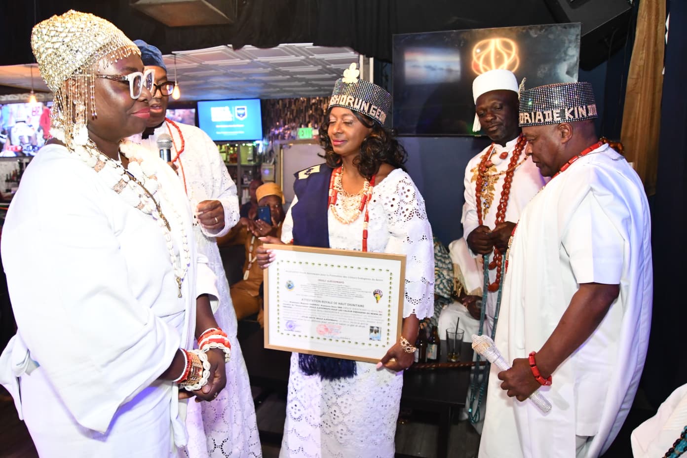 Certificate presentation