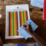 Records during a nutrition screening at a health center in Karamoja region, Uganda.Photographer: Hajarah Nalwadda/Getty Images