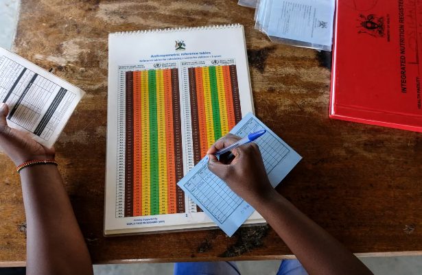 Records during a nutrition screening at a health center in Karamoja region, Uganda.Photographer: Hajarah Nalwadda/Getty Images