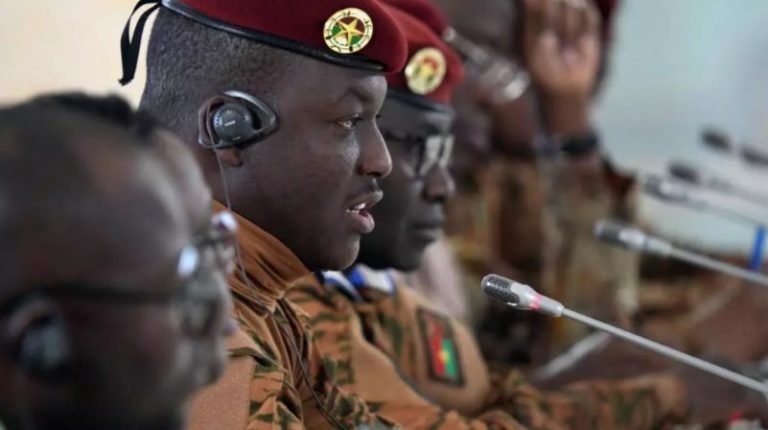 Burkina Faso's junta leader Captain Ibrahim Traore