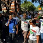 Crowds protest against illegal immigration