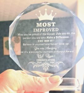 Award with WOMENS BUSINESS CLUB