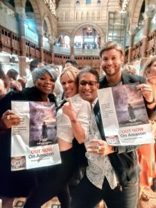 The picture was taken this month at the Phoenix Film Networking Group Event in Mayfair and promoting my book The Naked Truth with my colleagues. 😀