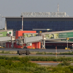 Diori Hamani International Airport in Niamey, Niger,