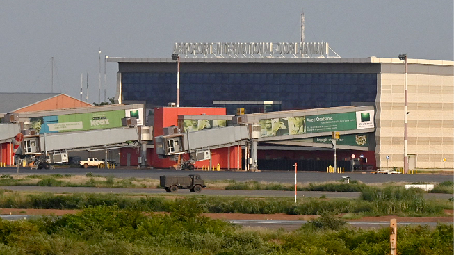 Diori Hamani International Airport in Niamey, Niger,
