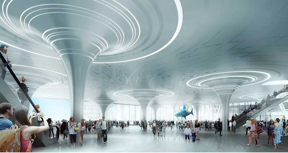 Above: Miami’s famous MacArthur Causeway designed by Asymptote Architecture NYC Hani Rashid + Lise Anne Couture