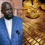 Raw gold in Guinea