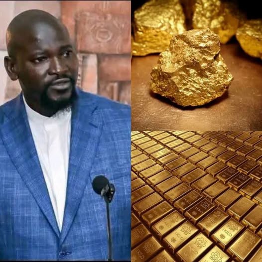 Raw gold in Guinea