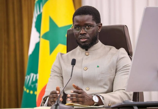 Senegalese President Bassirou Diomaye Faye