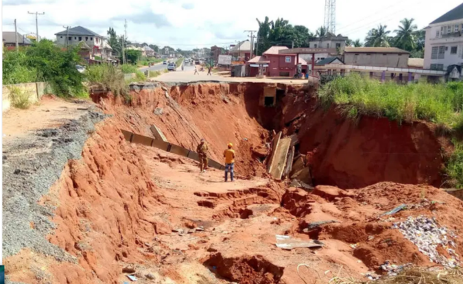 Orimedu's erosion threatens homes and livelihoods.