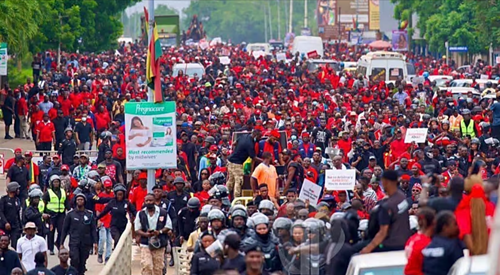 Opposition protests ‘democracy under attack’ in Ghana