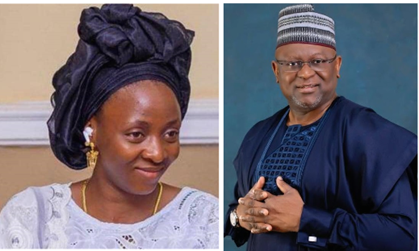 Mrs Badrat Subair and Dr. Kazeem Adeduntan