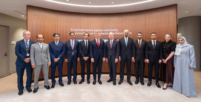 Microsoft unveils UNGA technological framework with UAE, Kuwait, Qatar, and Saudi Arabia.