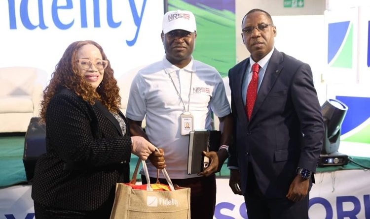 L-R: Divisional Head, Small and Medium-scale Enterprises (SMEs), Fidelity Bank Plc, Mrs. Ugochi Osinigwe; Head of Audit, Surulere Division, Federal Inland Revenue Service (FIRS), Dr. Ibrahim Olalere; and Regional Bank Head, Ikeja, Fidelity Bank Plc, Mr Jude Monye; at the Fidelity Bank SME Quarterly Business Forum, held in Lagos recently.